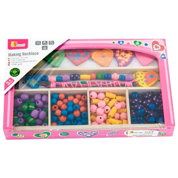 Set de creație VIGA Making Necklace 52729 9847 3+ / Multicolor Pink photo 1 Set de creație VIGA Making Necklace 52729 9847 3+ / Multicolor Pink photo 1