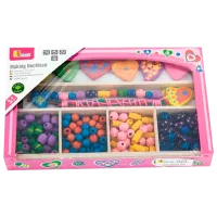 Креативный набор VIGA Making Necklace 52729 9847 3+ / Разноцветный Розовый