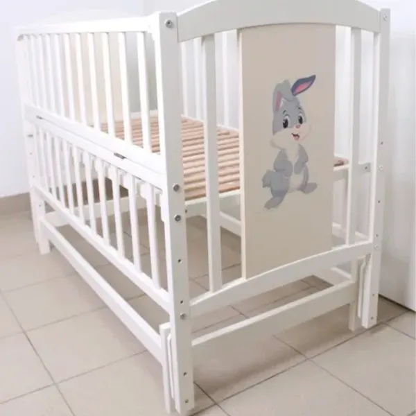 Pat pentru copii Kuzya Iepuraș 0 luni - 3 ani / White photo 1