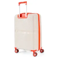 Valiză CCS 5239 105l/ Orange White photo 3