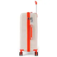 Valiză CCS 5239 105l/ Orange White photo 4