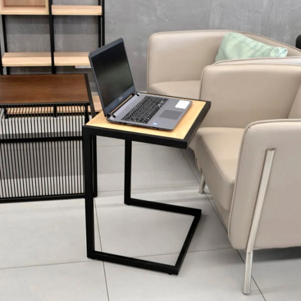 Столики для ноутбуков Deco Notebook Черный / ДСП  photo 4