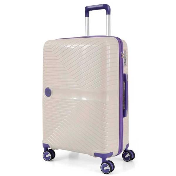 Valiză CCS 5239 105l/ Purple White photo 2 Valiză CCS 5239 105l/ Purple White photo 2