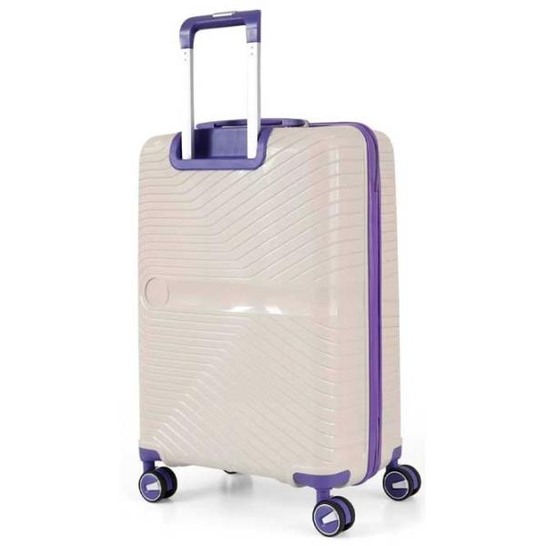 Valiză CCS 5239 105l/ Purple White photo 3 Valiză CCS 5239 105l/ Purple White photo 3