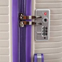 Valiză CCS 5239 105l/ Purple White photo 5