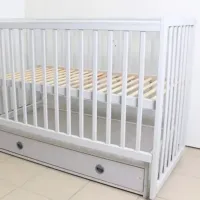 Детская кровать Kuzya Sofia 0 месяцев - 5 лет / Серый