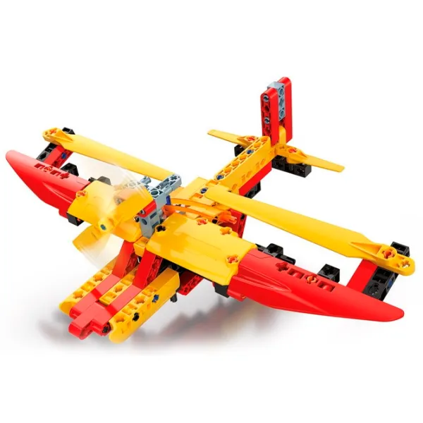 Constructor Clementoni Seaplane + Hydroplane Avion/ Yellow photo 2