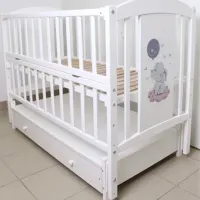 Pat pentru copii Kuzya Elefant 0 luni - 3 ani / White