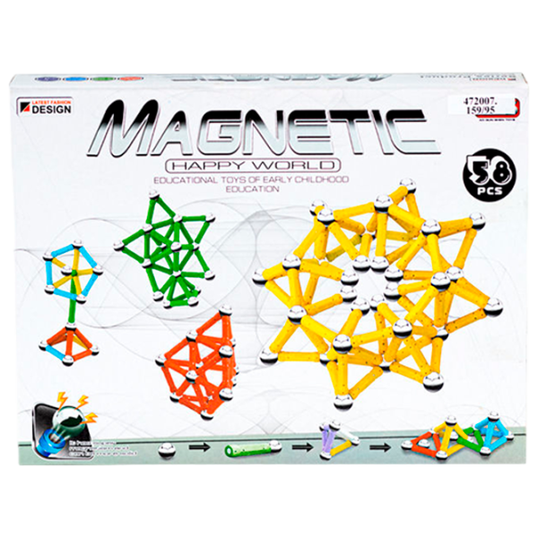 Конструктор Magnetic 4432 Классический/ Разноцветный photo 1 Конструктор Magnetic 4432 Классический/ Разноцветный photo 1