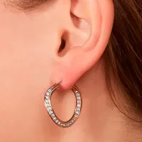 Серьги для женщин FOSSIL JF01299791 Нержавеющая сталь / Розовое Золото photo 2