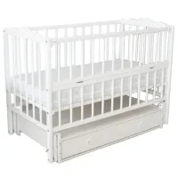 Pat pentru copii Kuzya Anghelina 0 luni - 5 ani / White