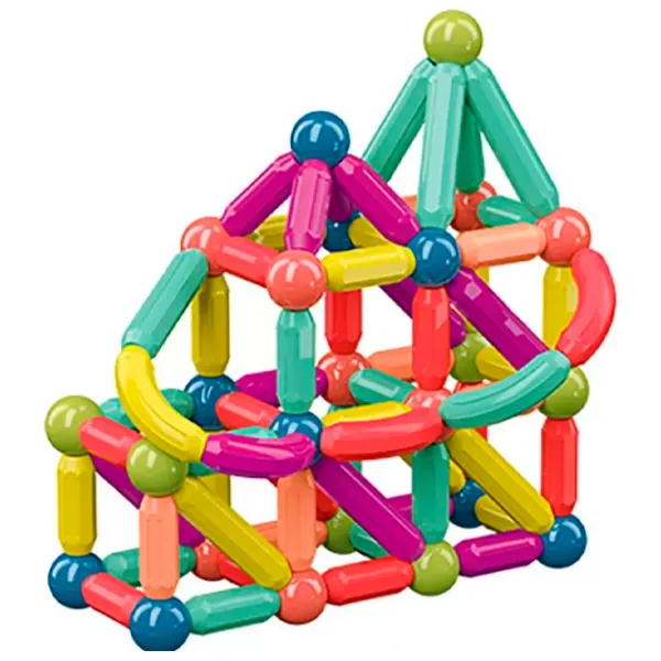 Constructor Magnetic 9423 Clasic/ Multicolor photo 2 Constructor Magnetic 9423 Clasic/ Multicolor photo 2