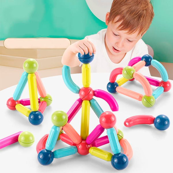 Constructor Magnetic 9423 Clasic/ Multicolor photo 5 Constructor Magnetic 9423 Clasic/ Multicolor photo 5