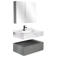 Seturi mobilă de baie SanDonna 1016G-100 Piatră sinterizată / Gray