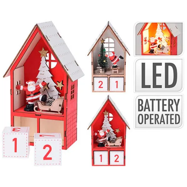 Suvenir Promstore "Calendar-Casuta" Lemn / Multicolor photo 1