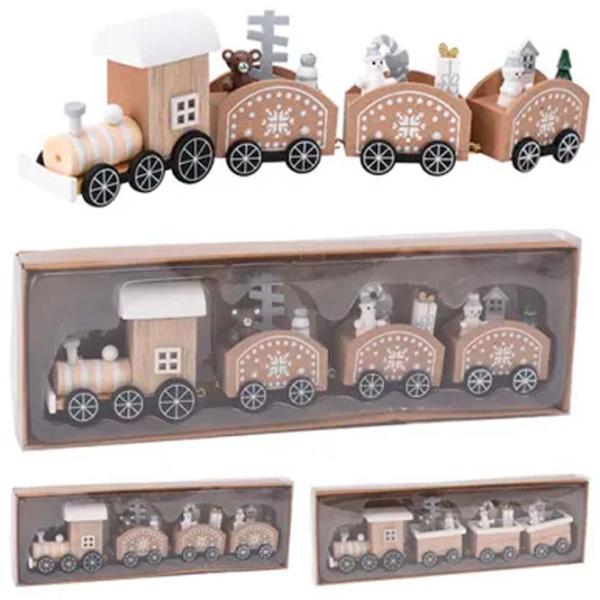 Suvenir Promstore "Tren" Lemn / Lemn natural photo 1