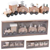 Suvenir Promstore "Tren" Lemn / Lemn natural