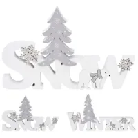 Сувенир Promstore "Snow" Дерево / Белый