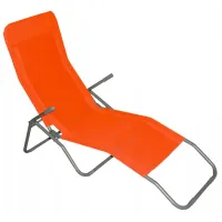 Шезлонг Jumi gravitation Металл / Полиэстер / Оранжевый Серый
