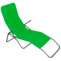 Șezlong Jumi gravitation Metal / Poliester / Green Gray