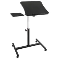 Măsuță pentru laptop Tatkraft Vanessa Black / MDF