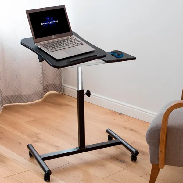 Măsuță pentru laptop Tatkraft Vanessa Black / MDF photo 3