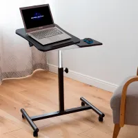 Măsuță pentru laptop Tatkraft Vanessa Black / MDF photo 3