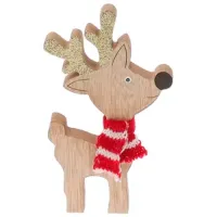 Сувенир Promstore "Cerb cu fular" Дерево / Натуральное дерево