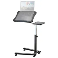 Măsuță pentru laptop Tatkraft Joy Black / MDF photo 2
