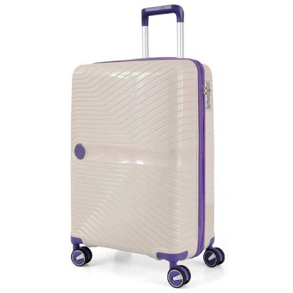 Чемодан CCS 5239 45л/ Purple Белый photo 2