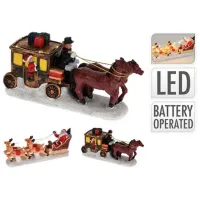 Сувенир Promstore "Carruta si echipa de reni" Пластик / Разноцветный