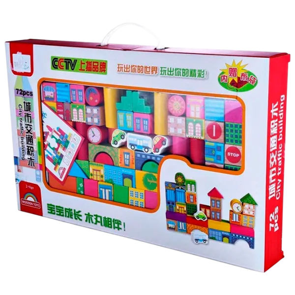 Constructor Wooden Toys CCTV Clasic/ Multicolor photo 1