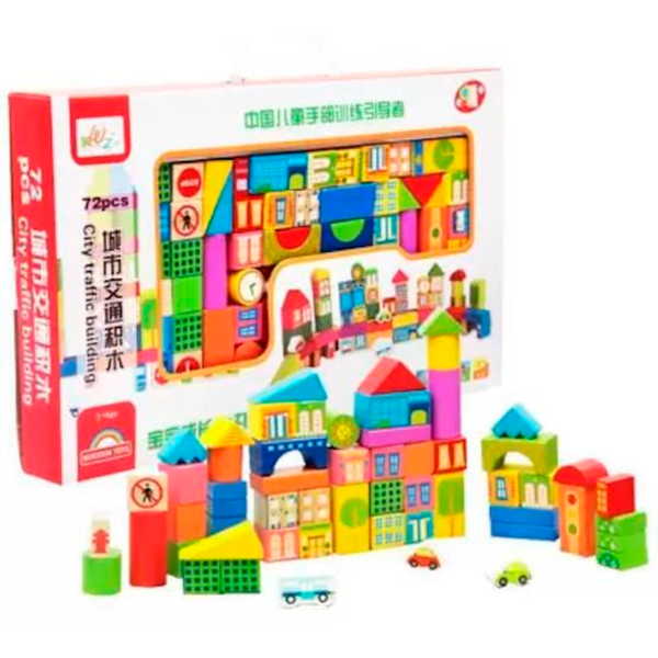 Constructor Wooden Toys CCTV Clasic/ Multicolor photo 2