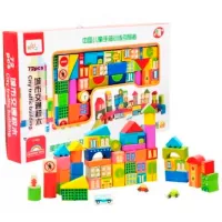 Constructor Wooden Toys CCTV Clasic/ Multicolor photo 2
