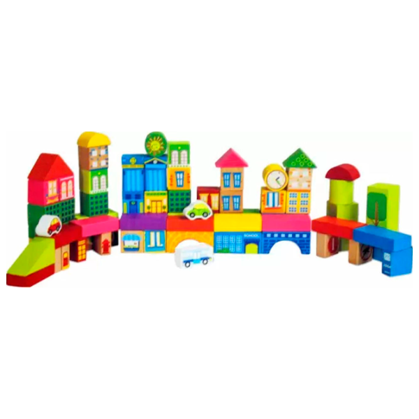 Constructor Wooden Toys CCTV Clasic/ Multicolor photo 3