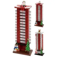 Сувенир Promstore "Calendar Christmas" Пластик / Красный