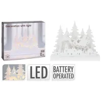 Сувенир Promstore "Peisaj" Дерево / Белый