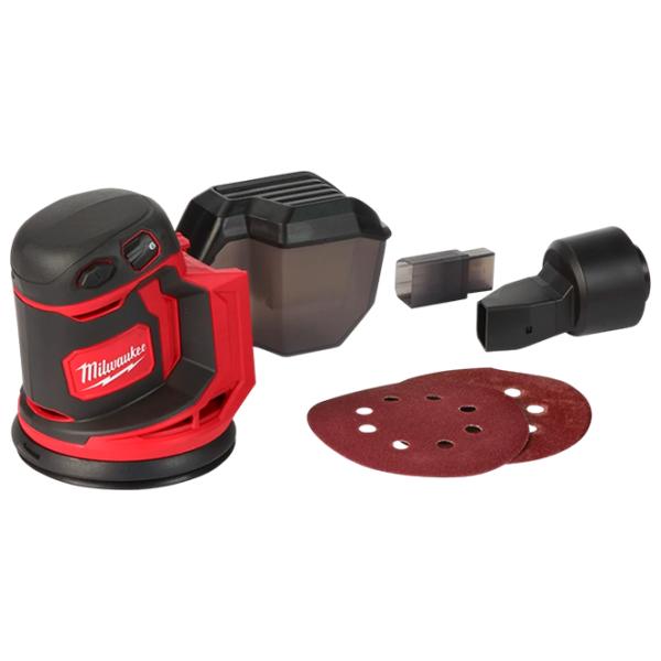 Șlefuitor Milwaukee M18BOS125-0 Cu excentric / / Red photo 3
