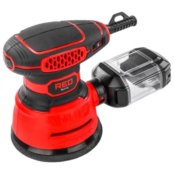 Шлифовальная машина Red Technic RTSMO0121 Орбитальный / 1100 Вт / Красный photo 1