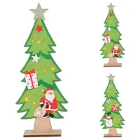 Suvenir Christmas "Brad cu stea" Lemn / Green