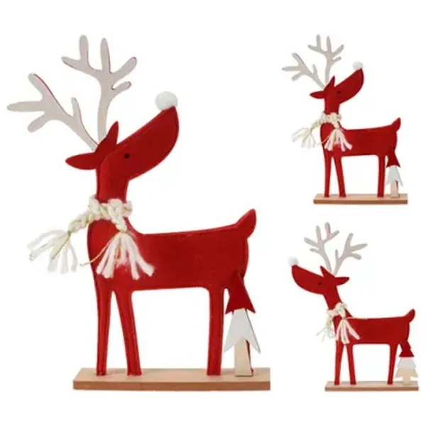 Suvenir Christmas "Cerb rosu" Textil / Red photo 1