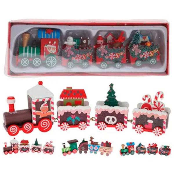 Suvenir Christmas "Tren" Plastic / Multicolor photo 1