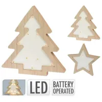 Suvenir Christmas "Brad" Lemn / Lemn natural