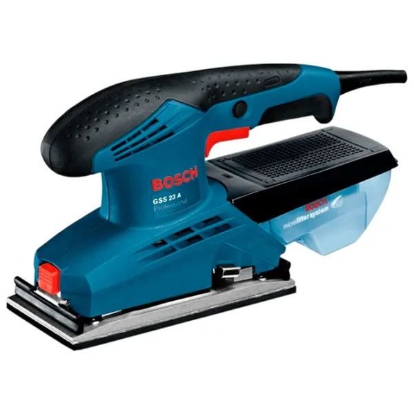 Șlefuitor Bosch GSS 23 A Cu vibrații / 190 W / Blue photo 1 Șlefuitor Bosch GSS 23 A Cu vibrații / 190 W / Blue photo 1
