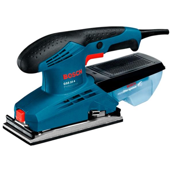Șlefuitor Bosch GSS 23 A Cu vibrații / 190 W / Blue photo 1 Șlefuitor Bosch GSS 23 A Cu vibrații / 190 W / Blue photo 1