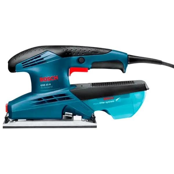 Șlefuitor Bosch GSS 23 A Cu vibrații / 190 W / Blue photo 2 Șlefuitor Bosch GSS 23 A Cu vibrații / 190 W / Blue photo 2