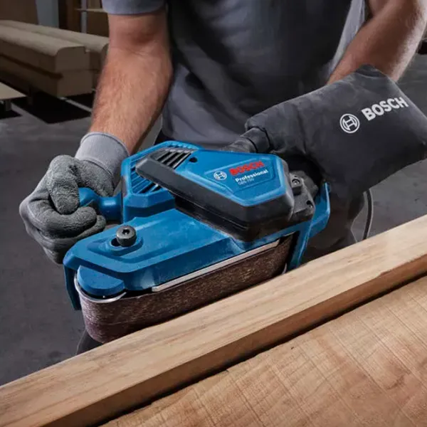 Șlefuitor Bosch GBS 750 Cu bandă / 750 W / Blue photo 4 Șlefuitor Bosch GBS 750 Cu bandă / 750 W / Blue photo 4