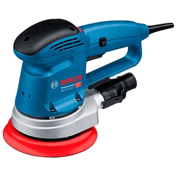 Șlefuitor Bosch GEX AC 34-150 Orbital / 340 W / Blue photo 1
