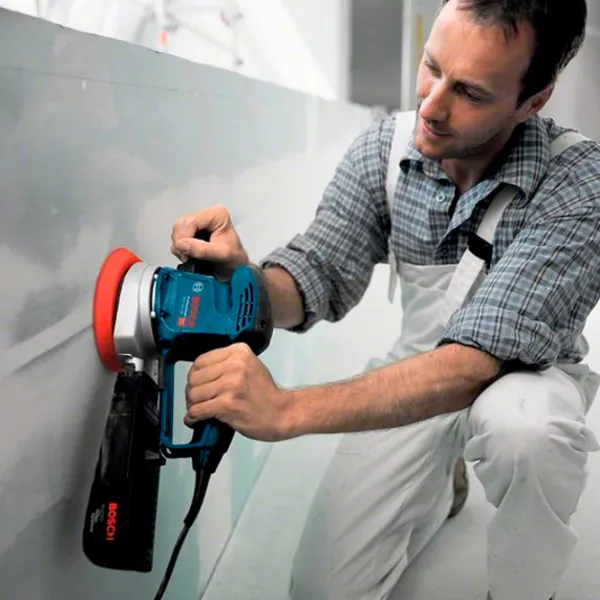 Șlefuitor Bosch GEX AC 34-150 Orbital / 340 W / Blue photo 3