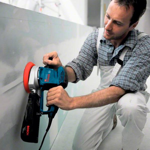 Șlefuitor Bosch GEX AC 34-150 Orbital / 340 W / Blue photo 3